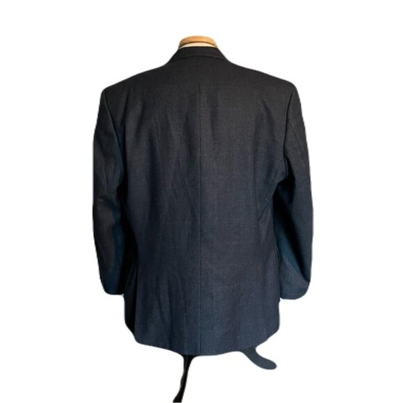 Ralph Lauren 44R Blue Check 2 Vent 2 Button Blazer - Picture 3 of 7